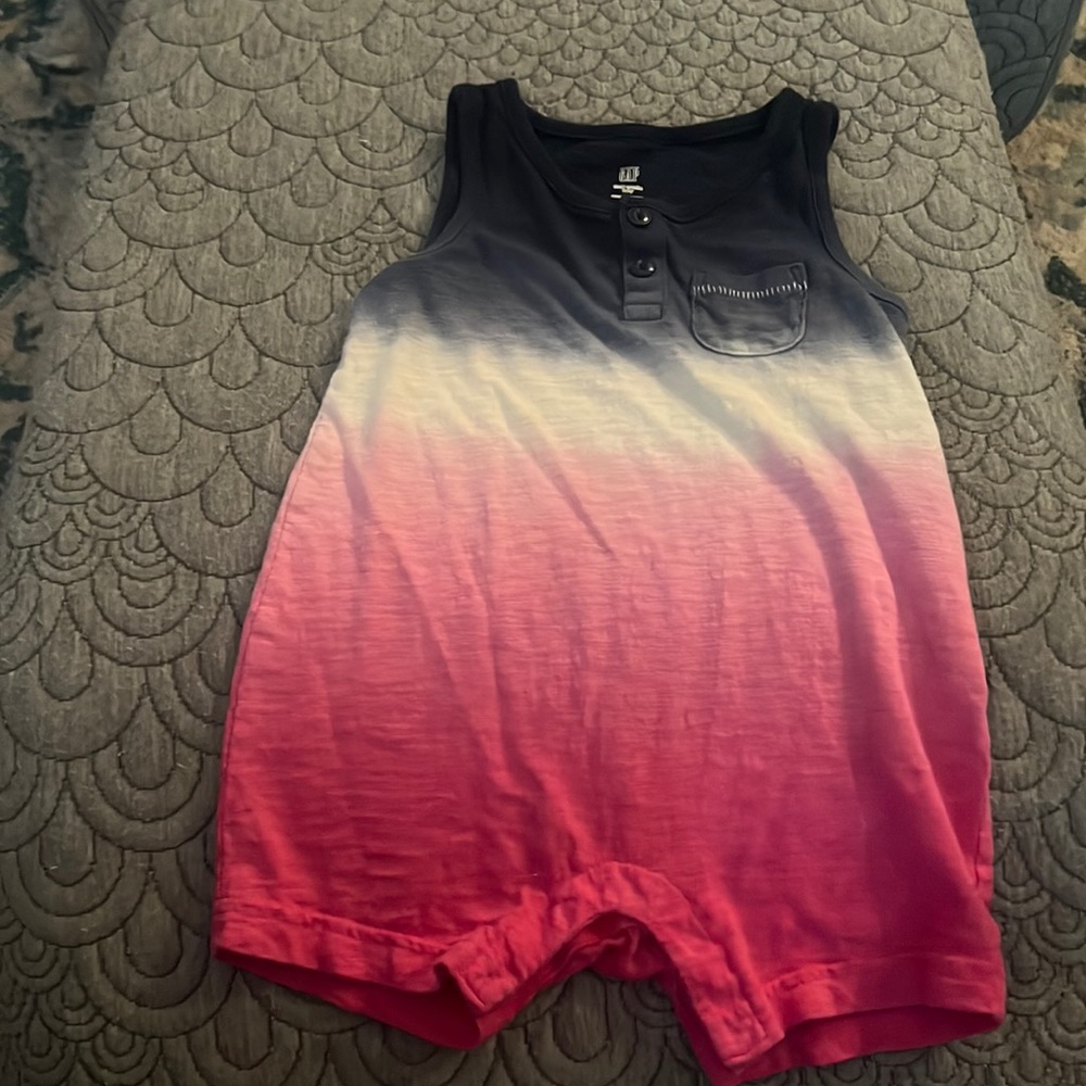 Gap baby tank romper. 12-18m